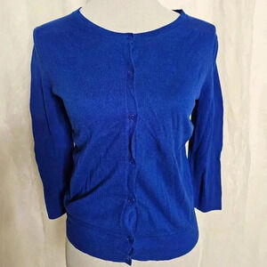 Gap Extra Small Blue Button Front Sweater